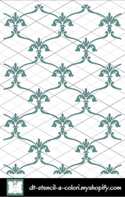 S328 TEXTURE FLEUR DE LIS