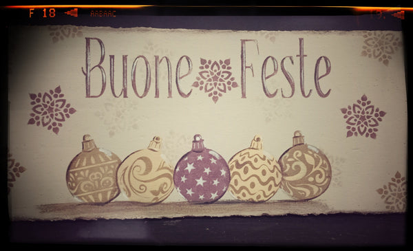 STENCILINI 10X10 CHRISTMAS BALLS DOPPIA BATTUTA TAGLIATI SINGOLI