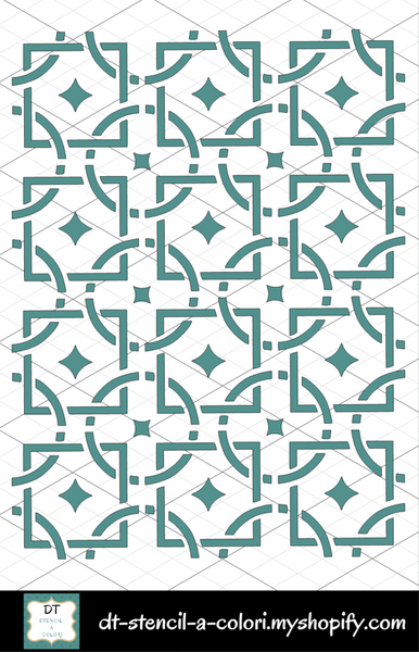 S437 TEXTURE CATENA QUADRATI E CERCHI
