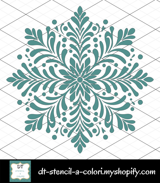 S462 MANDALA FIOCCO DI NEVE