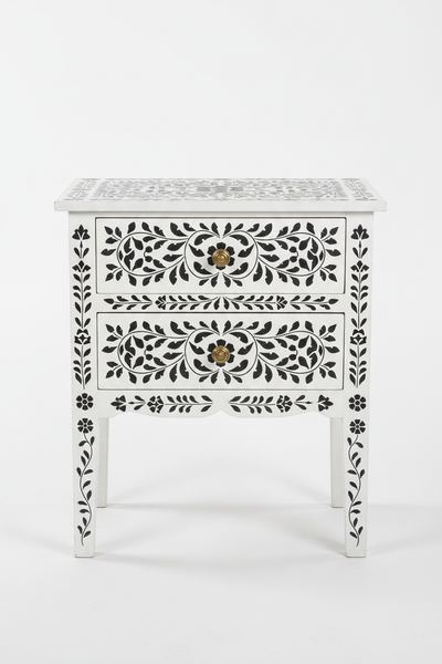 Comodino Bone Inlay