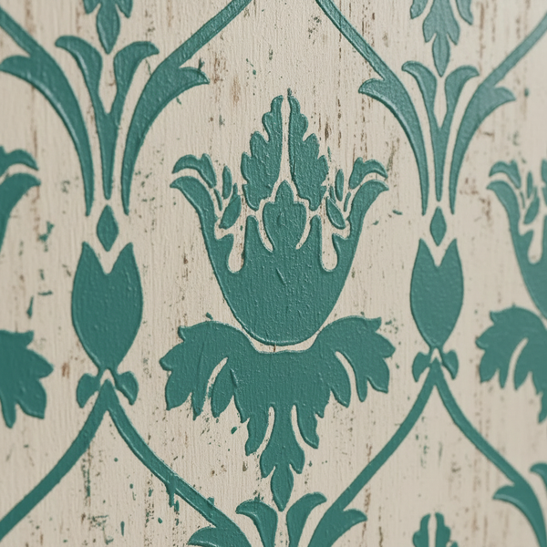 Dettaglio decorazione dipinta