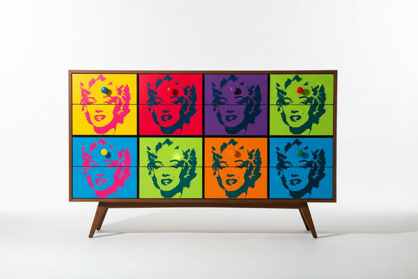 Mobile Stile Warhol con Stencil Marilyn