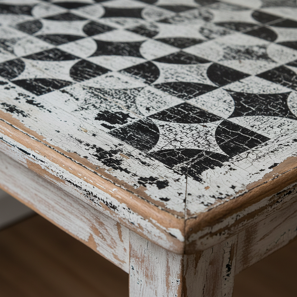 Primo piano stencil shabby