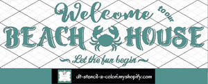 S250 BEACH HOUSE LABEL 20X60