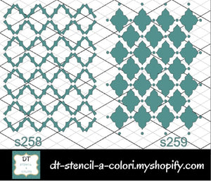 S258-S259  TEXTURE MARROCAIN POSITIVA/NEGATIVA