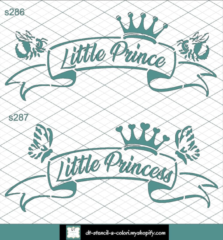 S286-S287 LITTLE PRINCE-PRINCESS 30X60